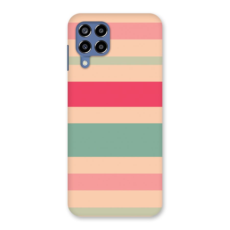 Pastel Stripes Vintage Back Case for Galaxy M53 5G