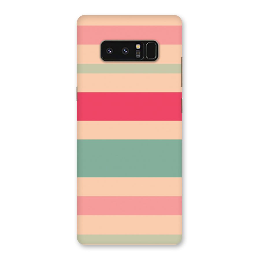 Pastel Stripes Vintage Back Case for Galaxy Note 8
