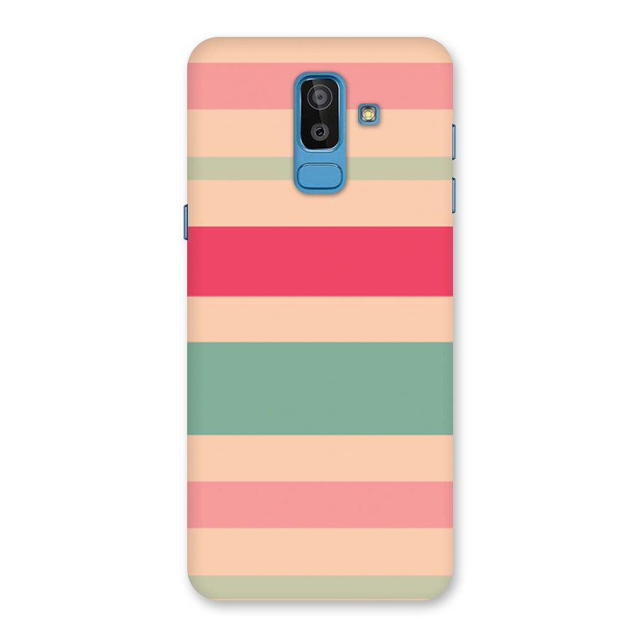Pastel Stripes Vintage Back Case for Galaxy On8 (2018)