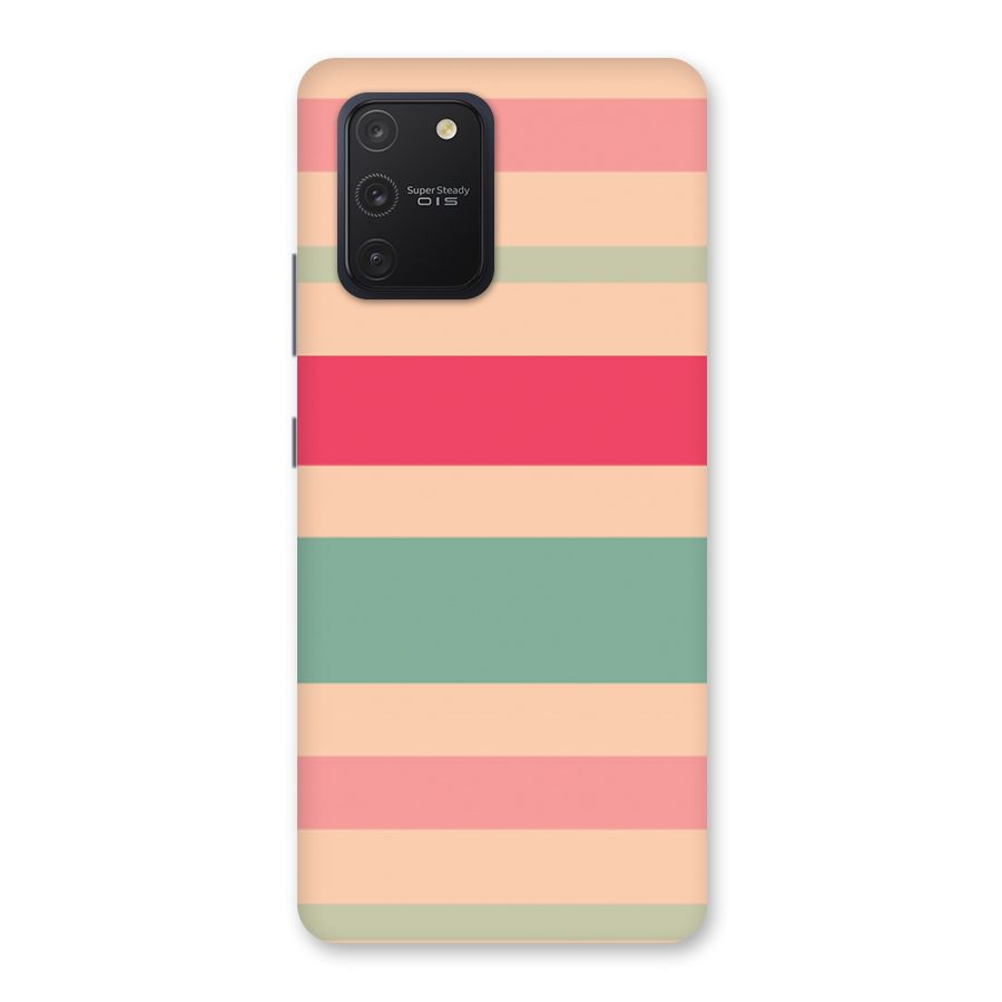 Pastel Stripes Vintage Back Case for Galaxy S10 Lite