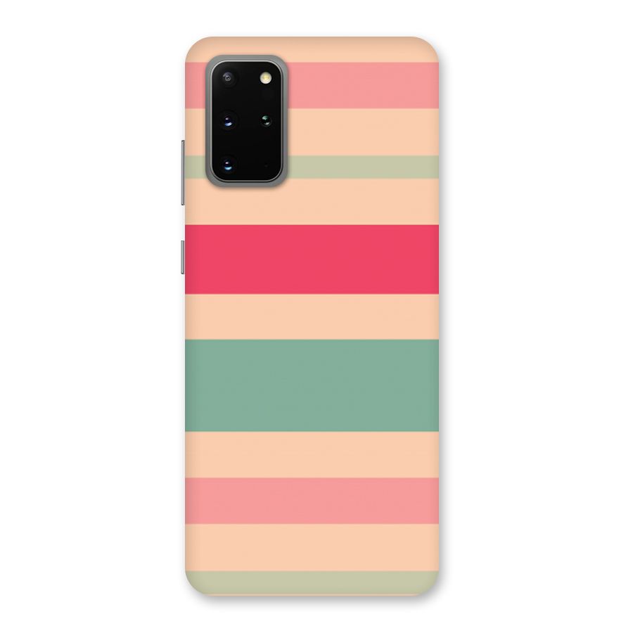 Pastel Stripes Vintage Back Case for Galaxy S20 Plus
