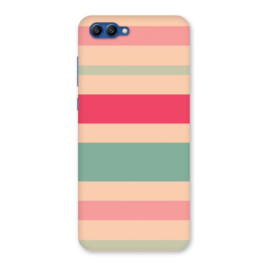 Pastel Stripes Vintage Back Case for Honor View 10