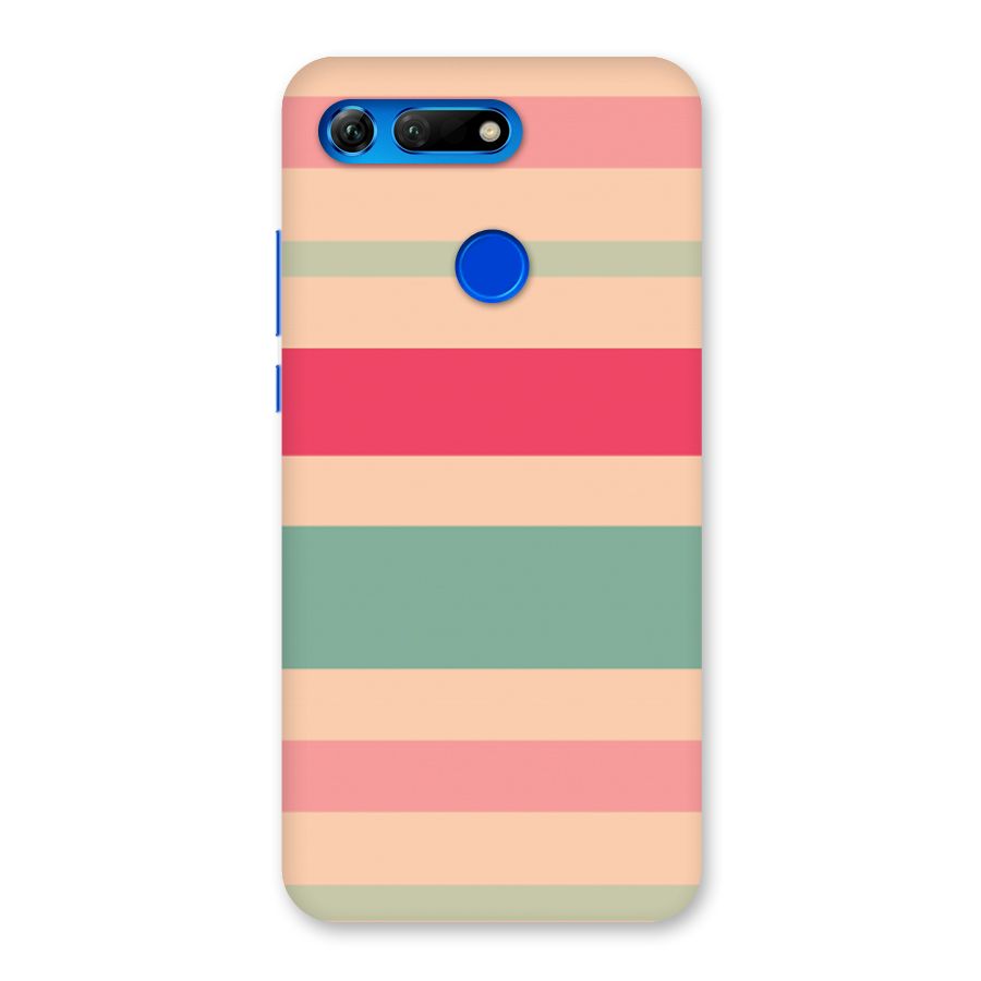 Pastel Stripes Vintage Back Case for Honor View 20