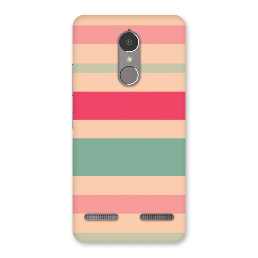 Pastel Stripes Vintage Back Case for Lenovo K6 Power