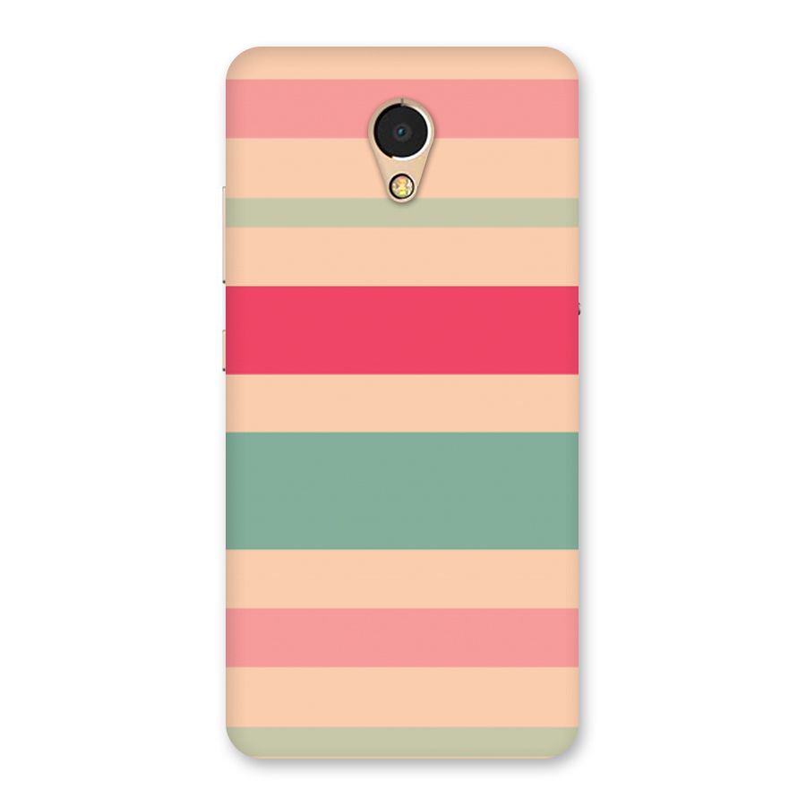Pastel Stripes Vintage Back Case for Lenovo P2