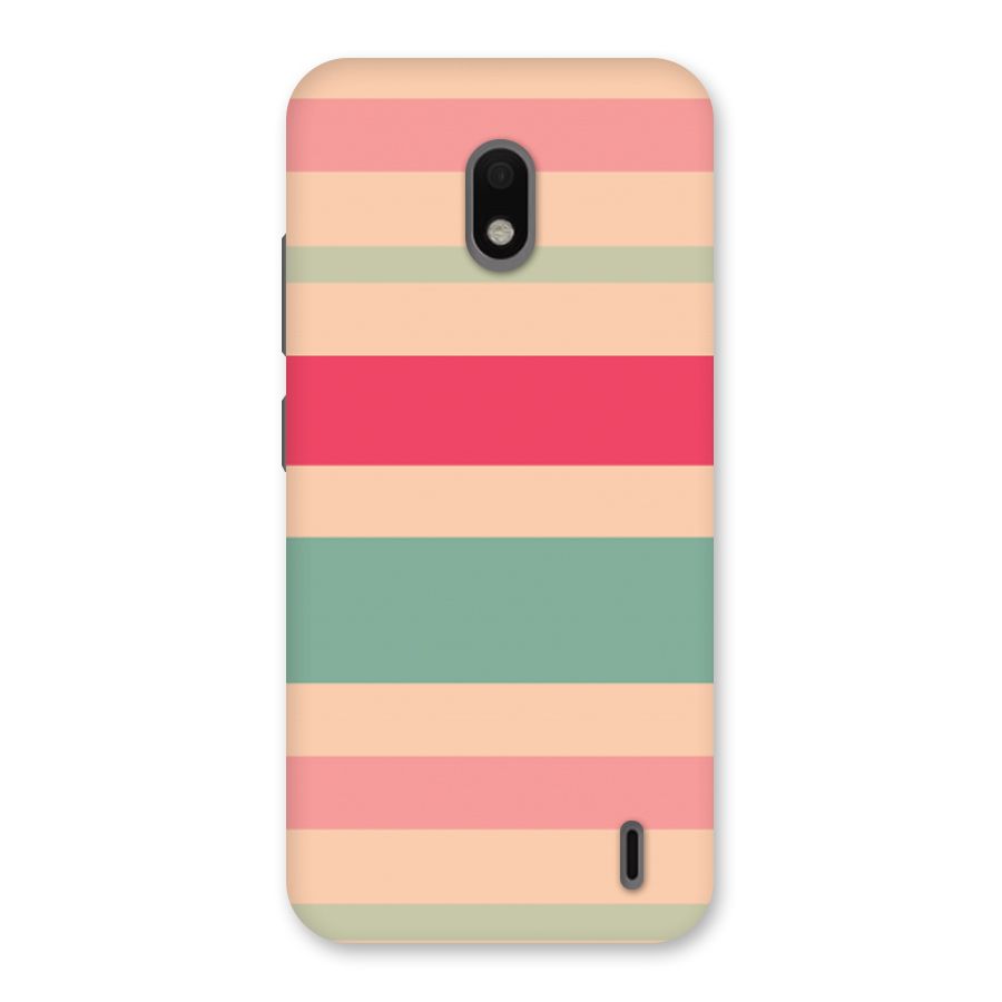 Pastel Stripes Vintage Back Case for Nokia 2.2