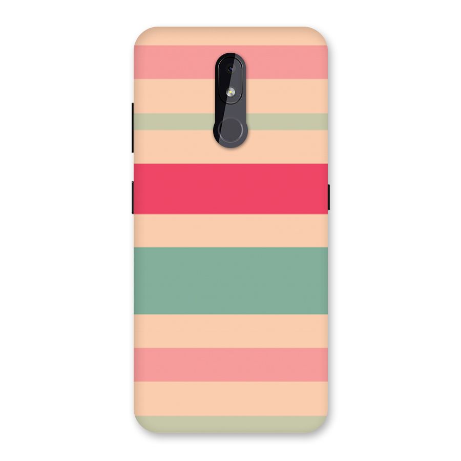 Pastel Stripes Vintage Back Case for Nokia 3.2
