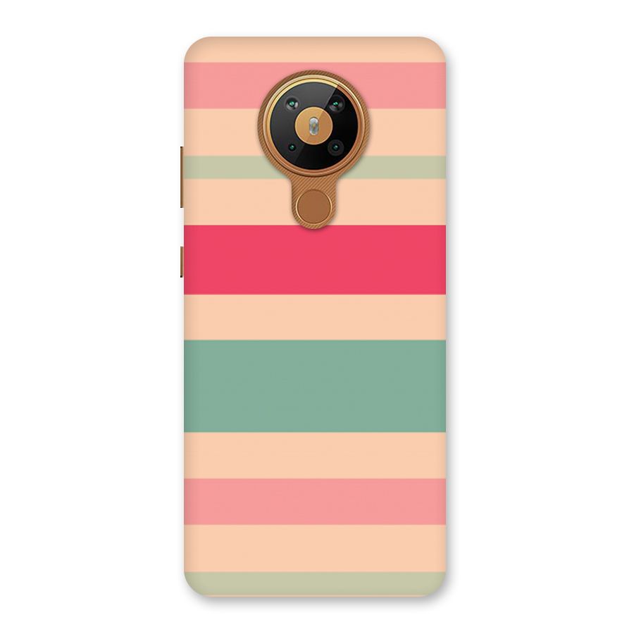 Pastel Stripes Vintage Back Case for Nokia 5.3