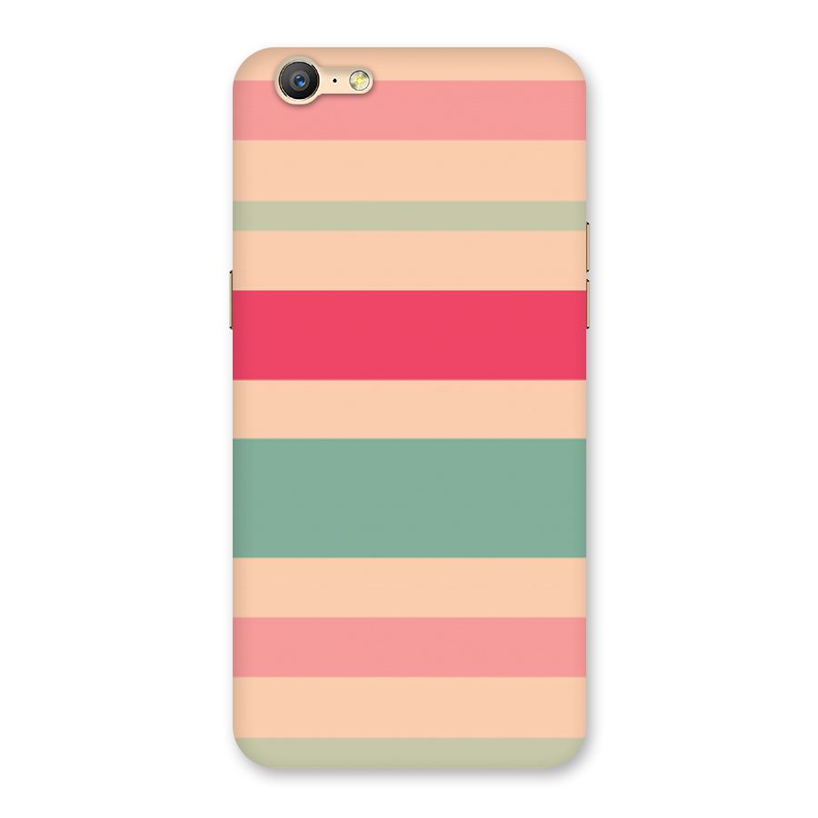 Pastel Stripes Vintage Back Case for Oppo A57