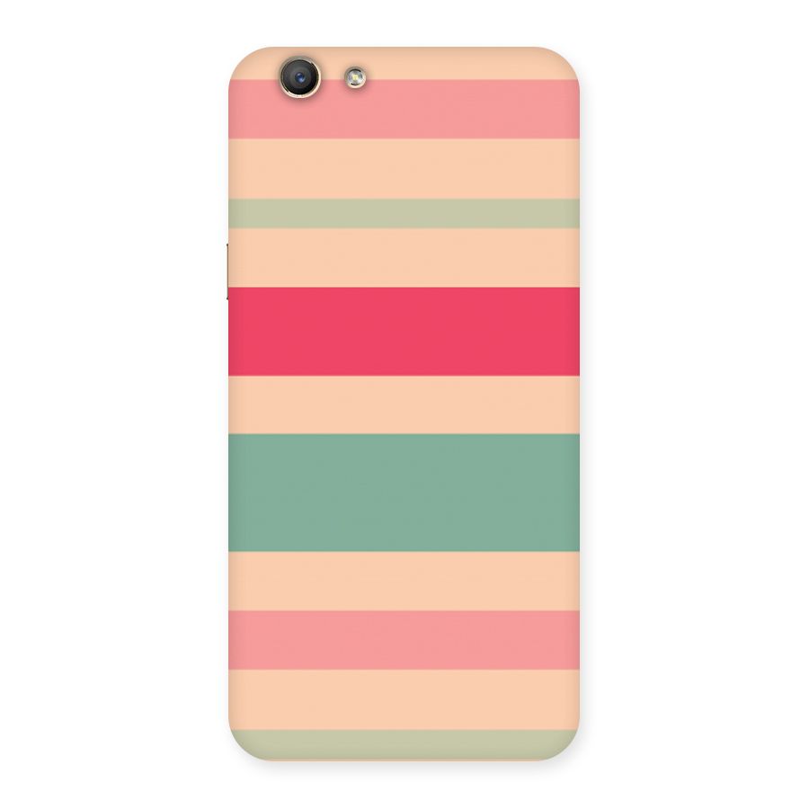 Pastel Stripes Vintage Back Case for Oppo A59