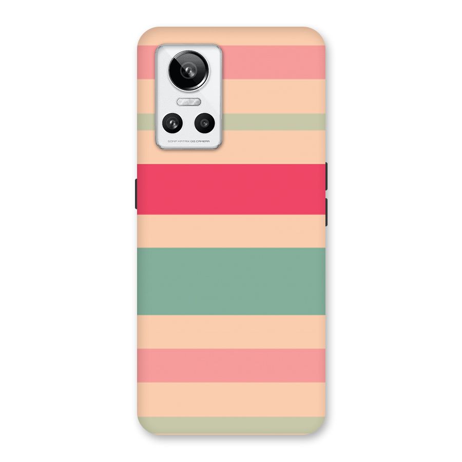 Pastel Stripes Vintage Back Case for Realme GT Neo 3