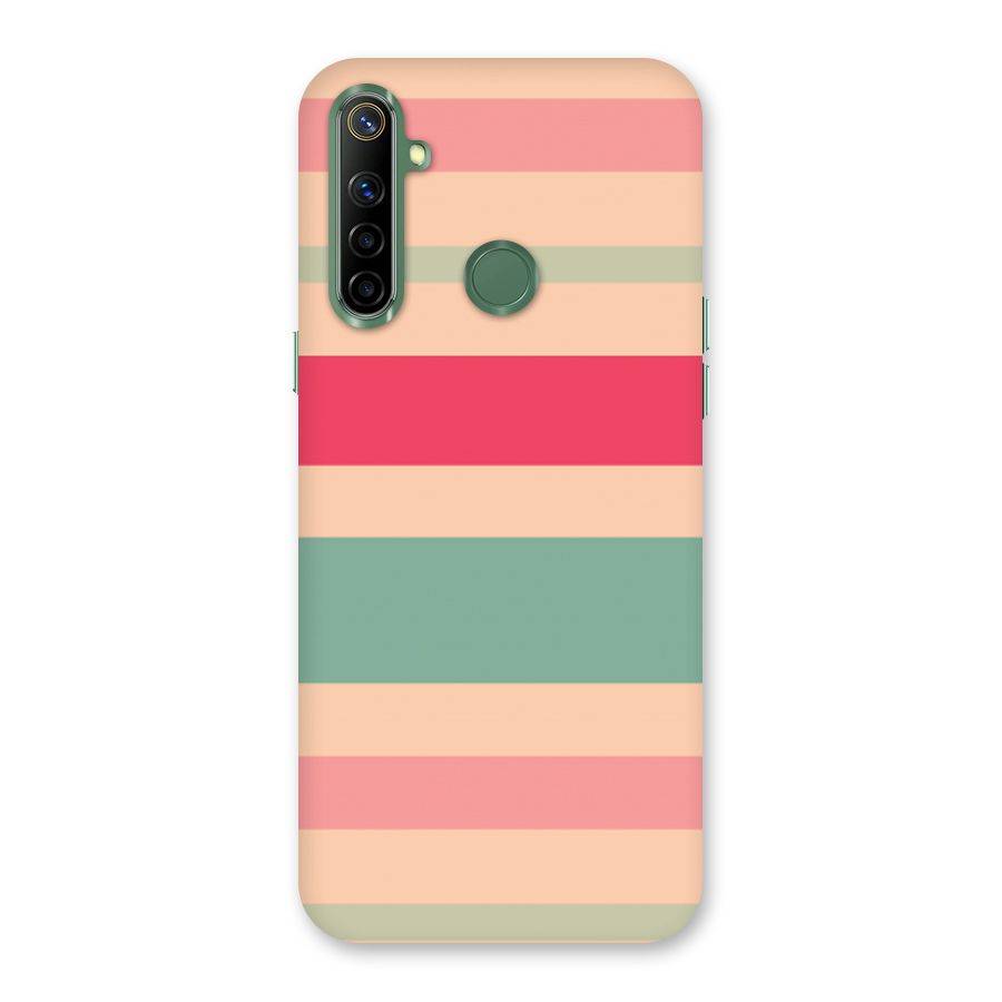 Pastel Stripes Vintage Back Case for Realme Narzo 10