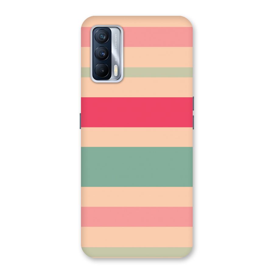 Pastel Stripes Vintage Back Case for Realme X7