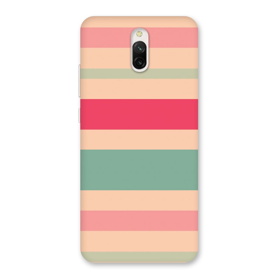 Pastel Stripes Vintage Back Case for Redmi 8A Dual