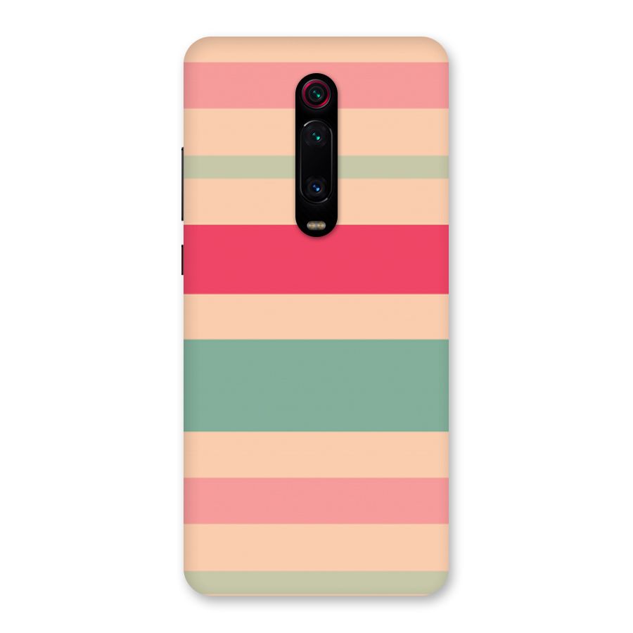 Pastel Stripes Vintage Back Case for Redmi K20 Pro