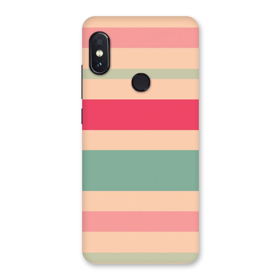 Pastel Stripes Vintage Back Case for Redmi Note 5 Pro