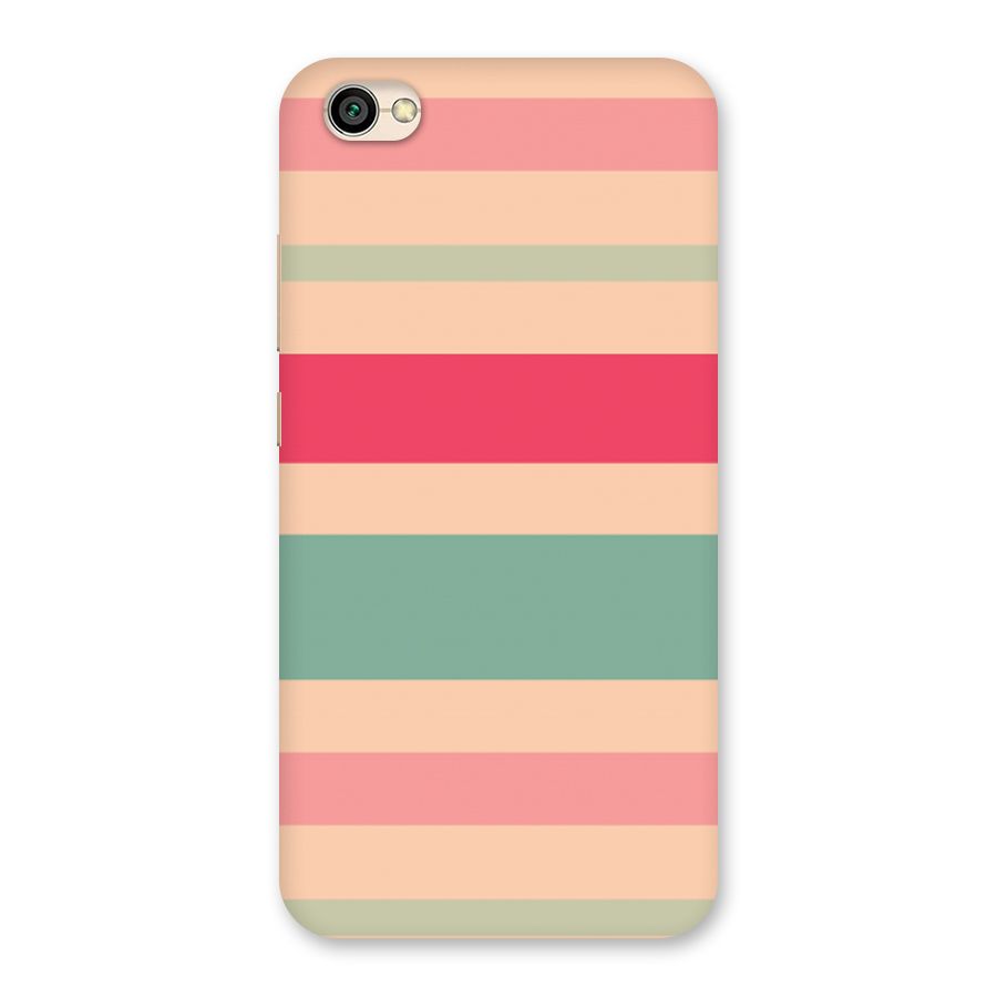Pastel Stripes Vintage Back Case for Redmi Y1 Lite