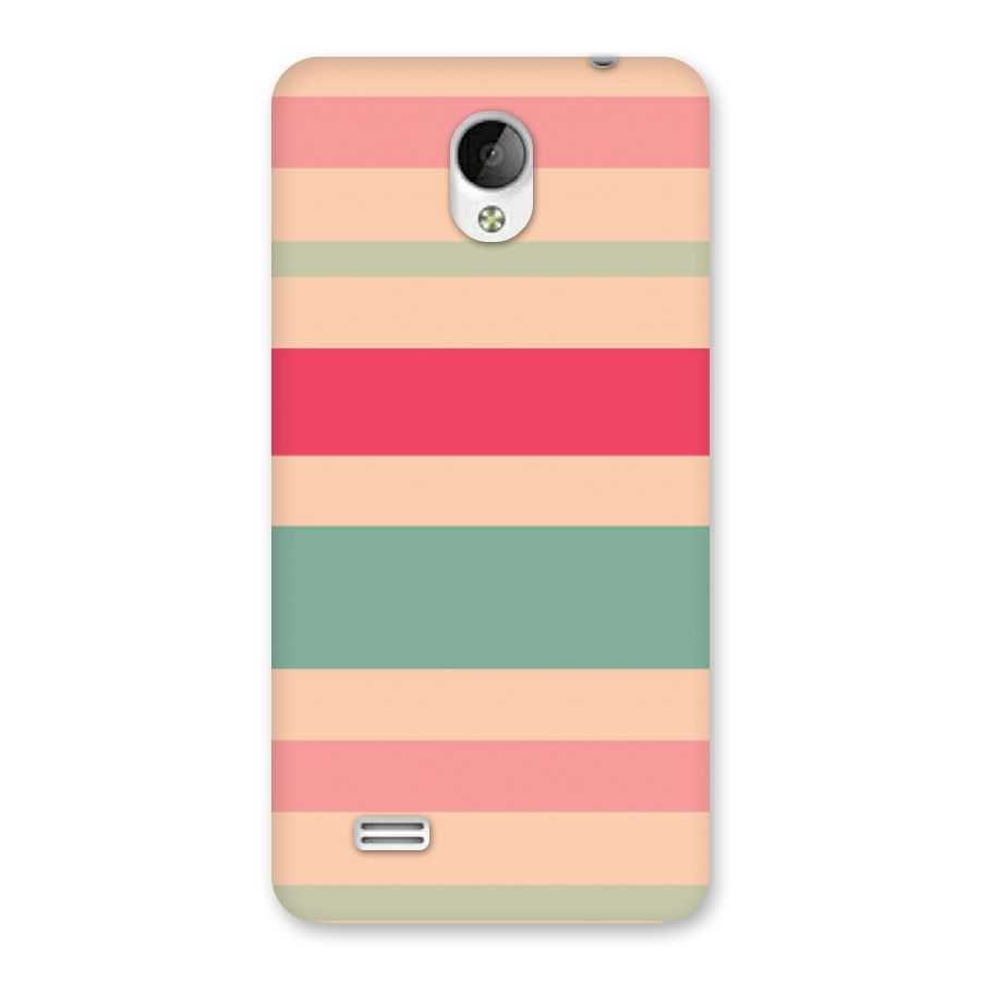 Pastel Stripes Vintage Back Case for Vivo Y21