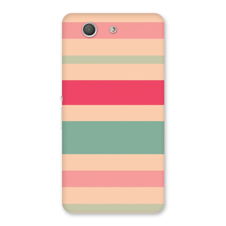 Pastel Stripes Vintage Back Case for Xperia Z3 Compact