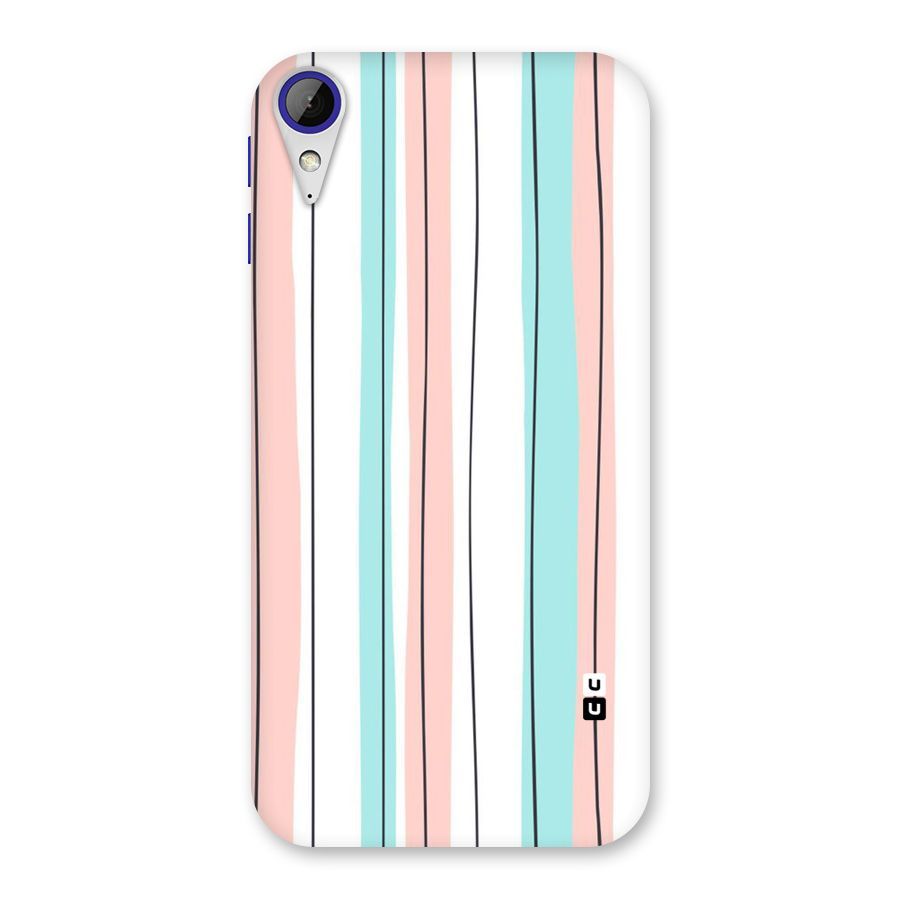 Pastel Tri Stripes Back Case for Desire 830