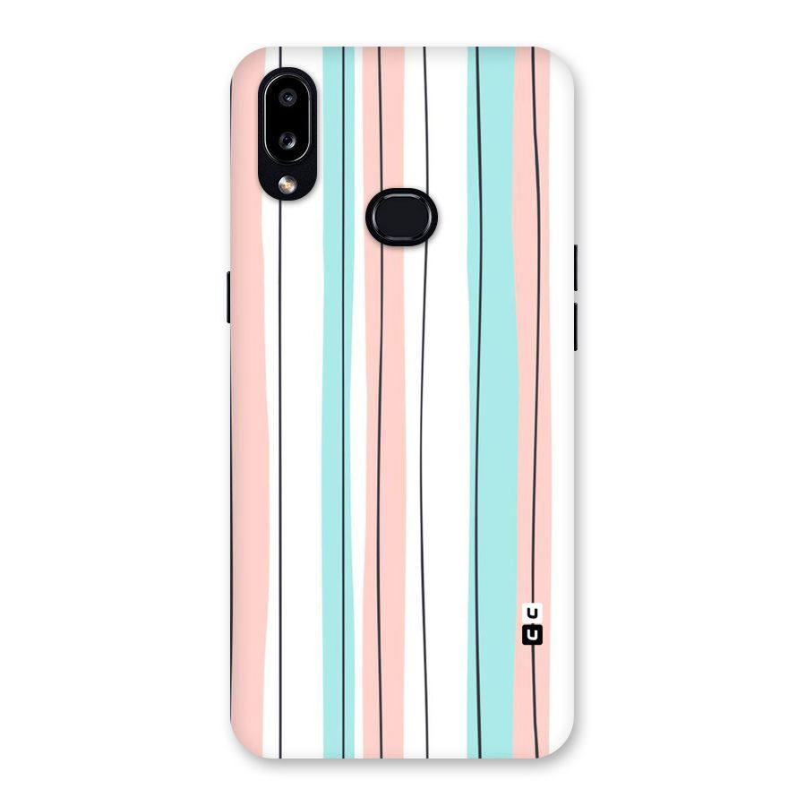 Pastel Tri Stripes Back Case for Galaxy A10s