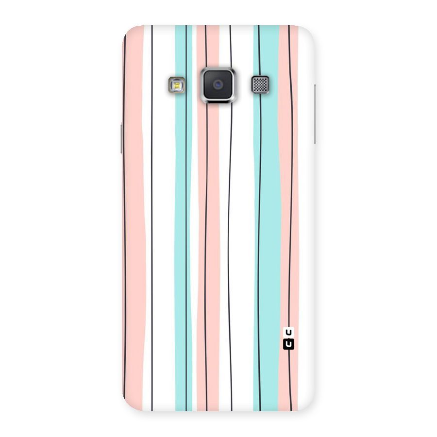 Pastel Tri Stripes Back Case for Galaxy A3