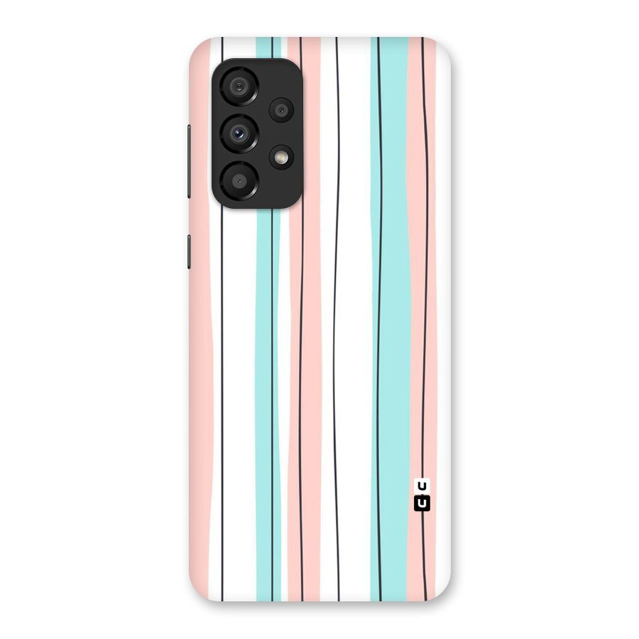 Pastel Tri Stripes Back Case for Galaxy A33 5G