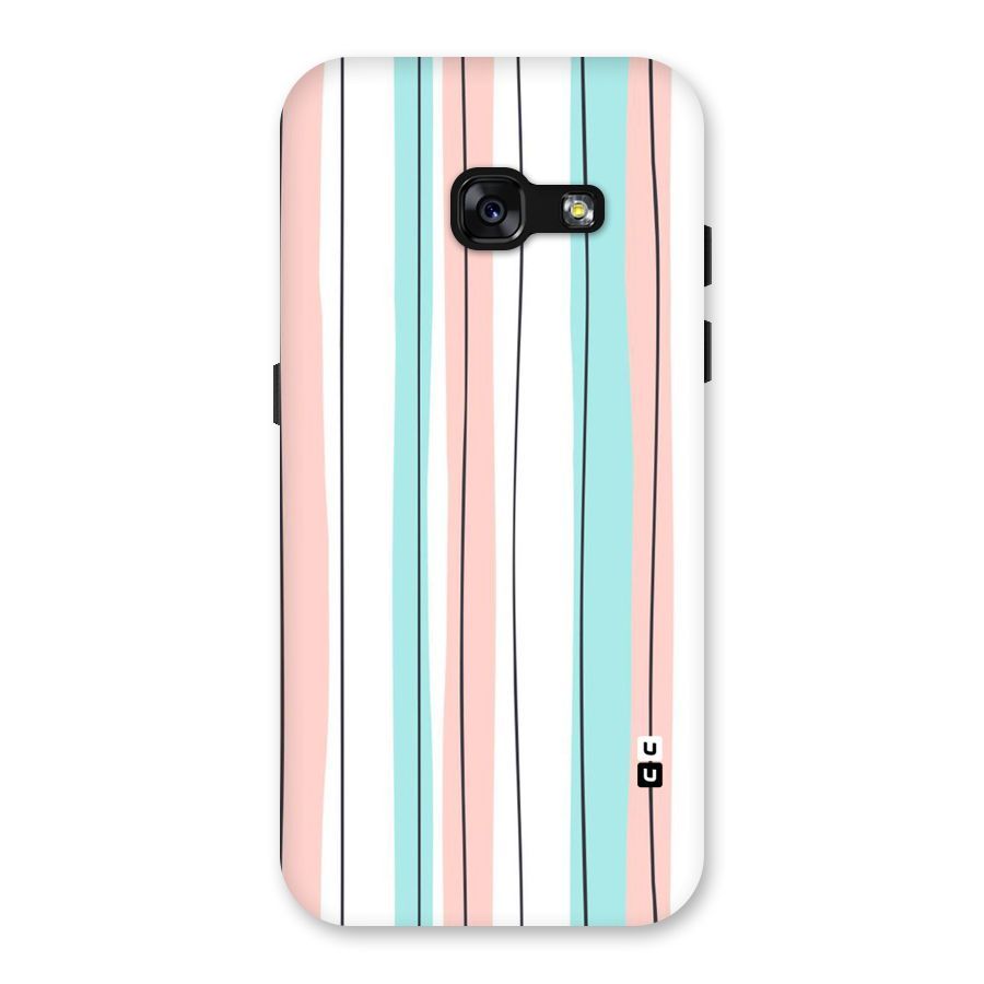 Pastel Tri Stripes Back Case for Galaxy A3 (2017)