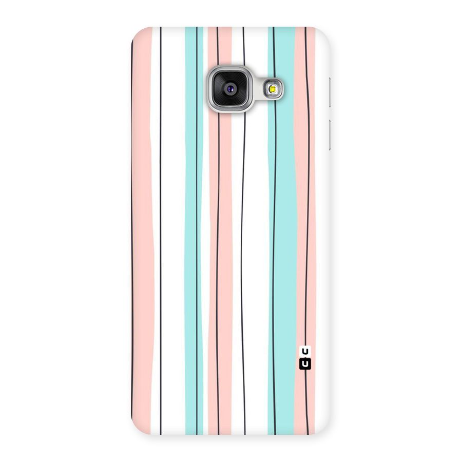 Pastel Tri Stripes Back Case for Galaxy A3 2016