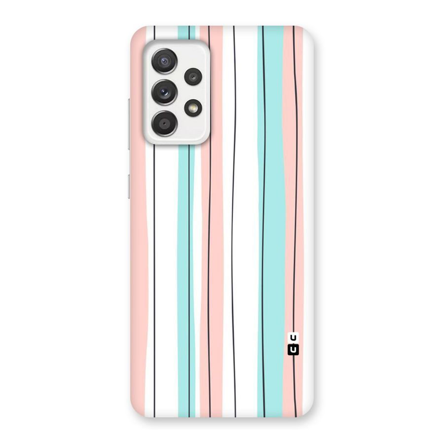 Pastel Tri Stripes Back Case for Galaxy A52