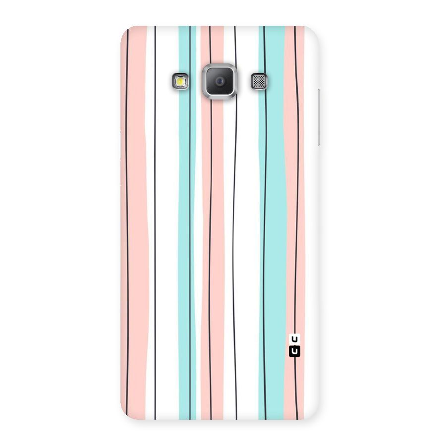 Pastel Tri Stripes Back Case for Galaxy A7