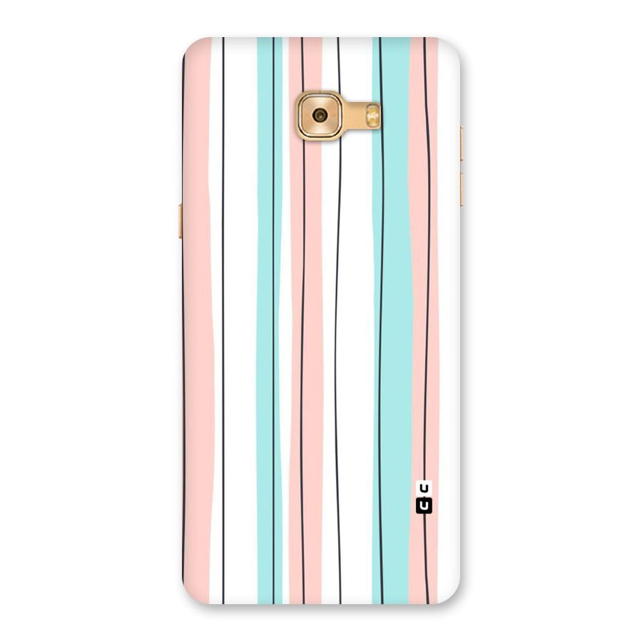 Pastel Tri Stripes Back Case for Galaxy C9 Pro