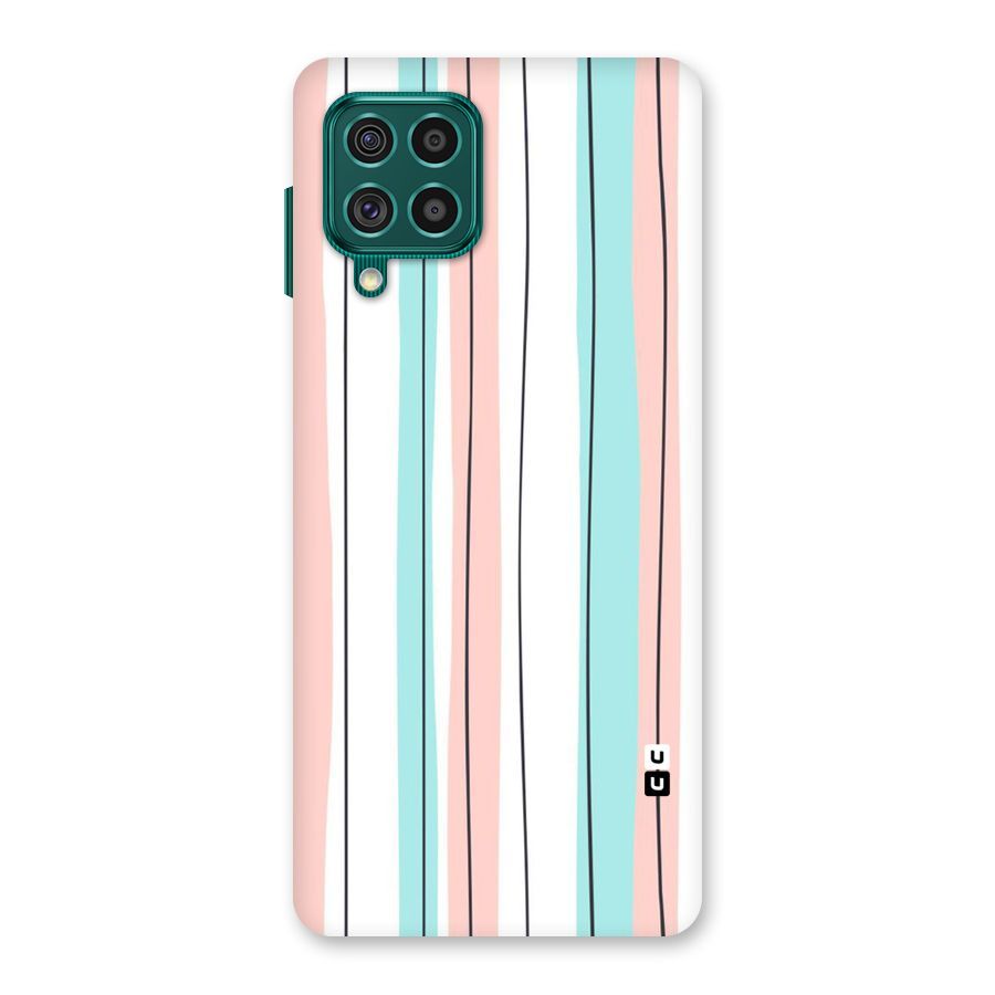 Pastel Tri Stripes Back Case for Galaxy F62