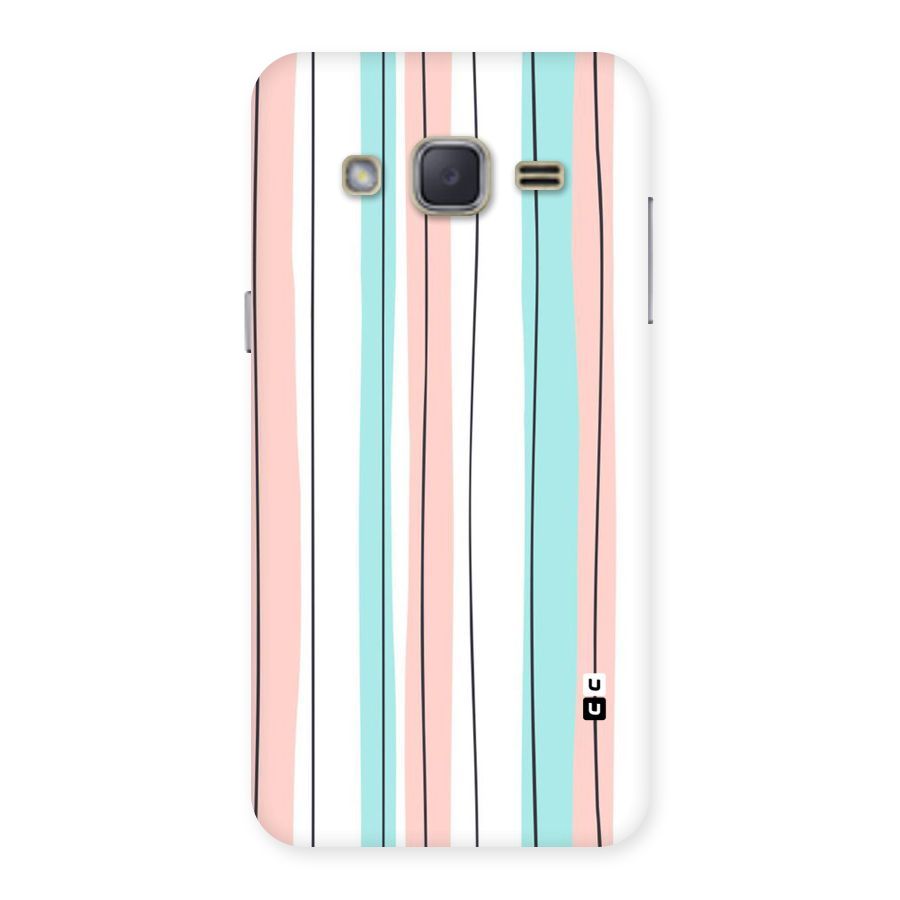 Pastel Tri Stripes Back Case for Galaxy J2