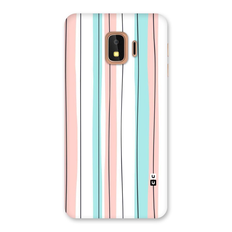 Pastel Tri Stripes Back Case for Galaxy J2 Core