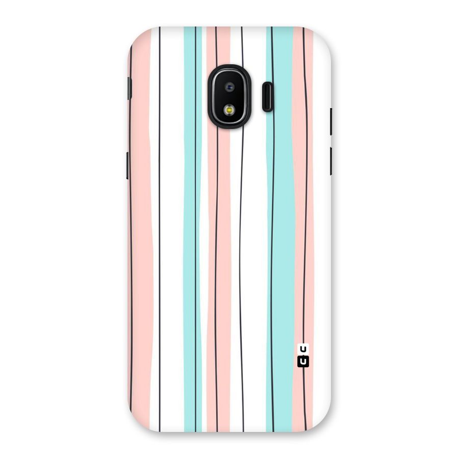 Pastel Tri Stripes Back Case for Galaxy J2 Pro 2018