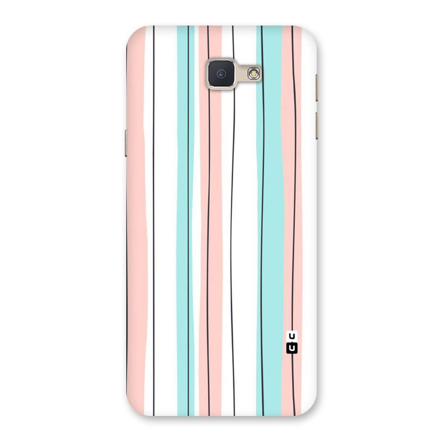 Pastel Tri Stripes Back Case for Galaxy J5 Prime
