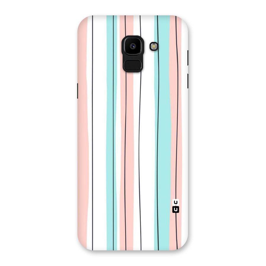 Pastel Tri Stripes Back Case for Galaxy J6