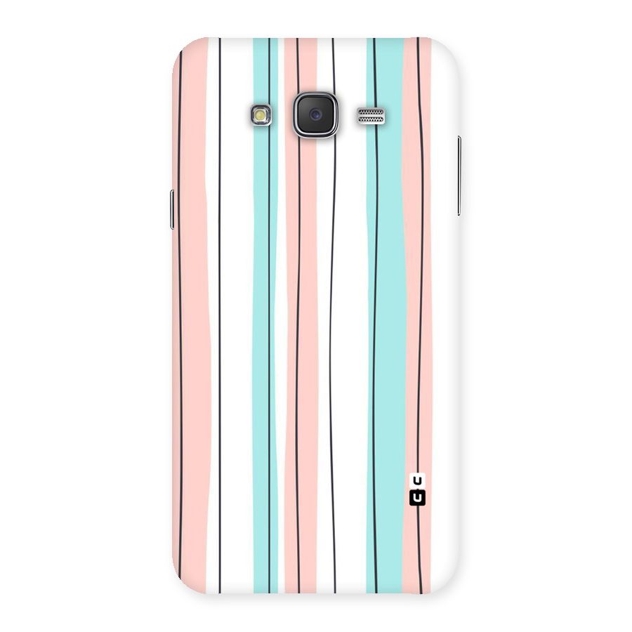 Pastel Tri Stripes Back Case for Galaxy J7