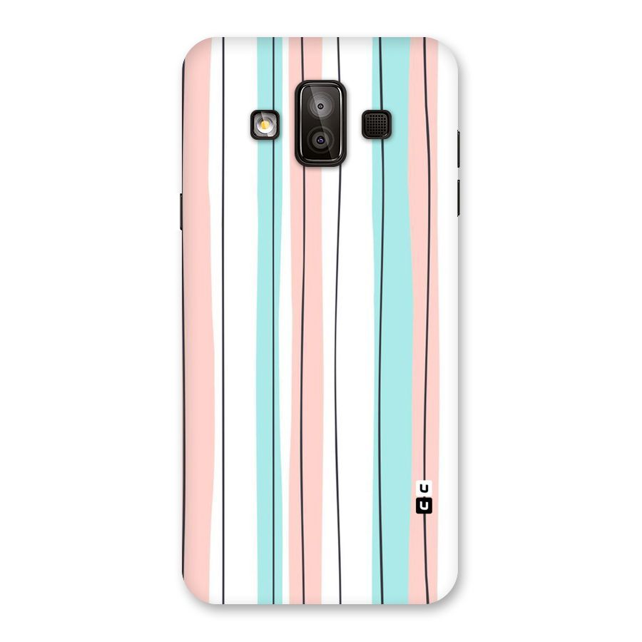 Pastel Tri Stripes Back Case for Galaxy J7 Duo