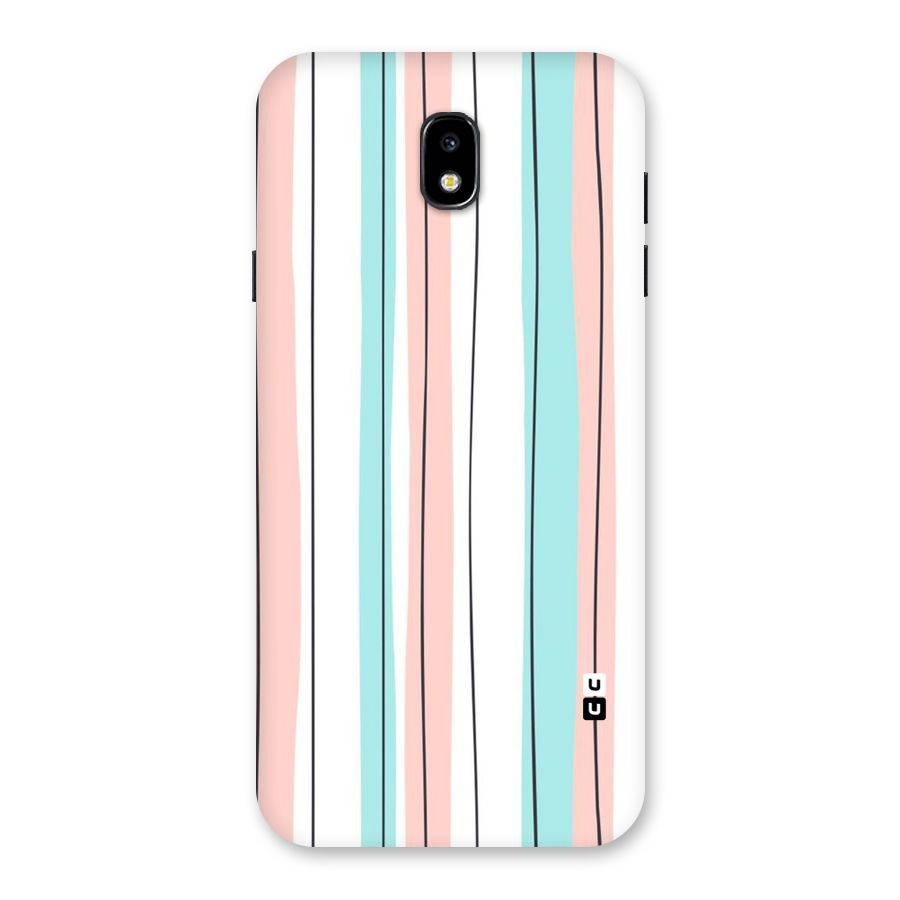 Pastel Tri Stripes Back Case for Galaxy J7 Pro