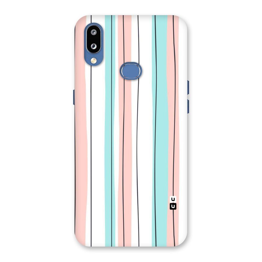 Pastel Tri Stripes Back Case for Galaxy M01s