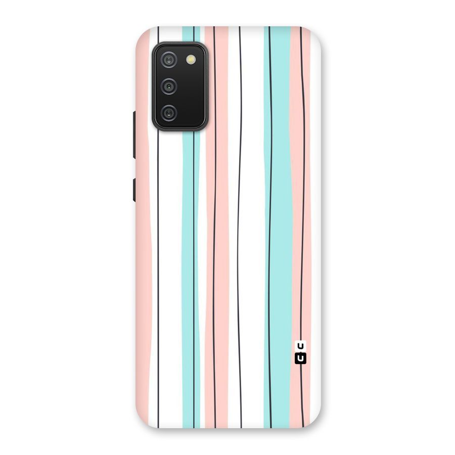 Pastel Tri Stripes Back Case for Galaxy M02s