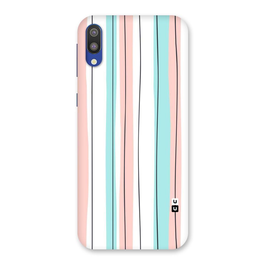 Pastel Tri Stripes Back Case for Galaxy M10