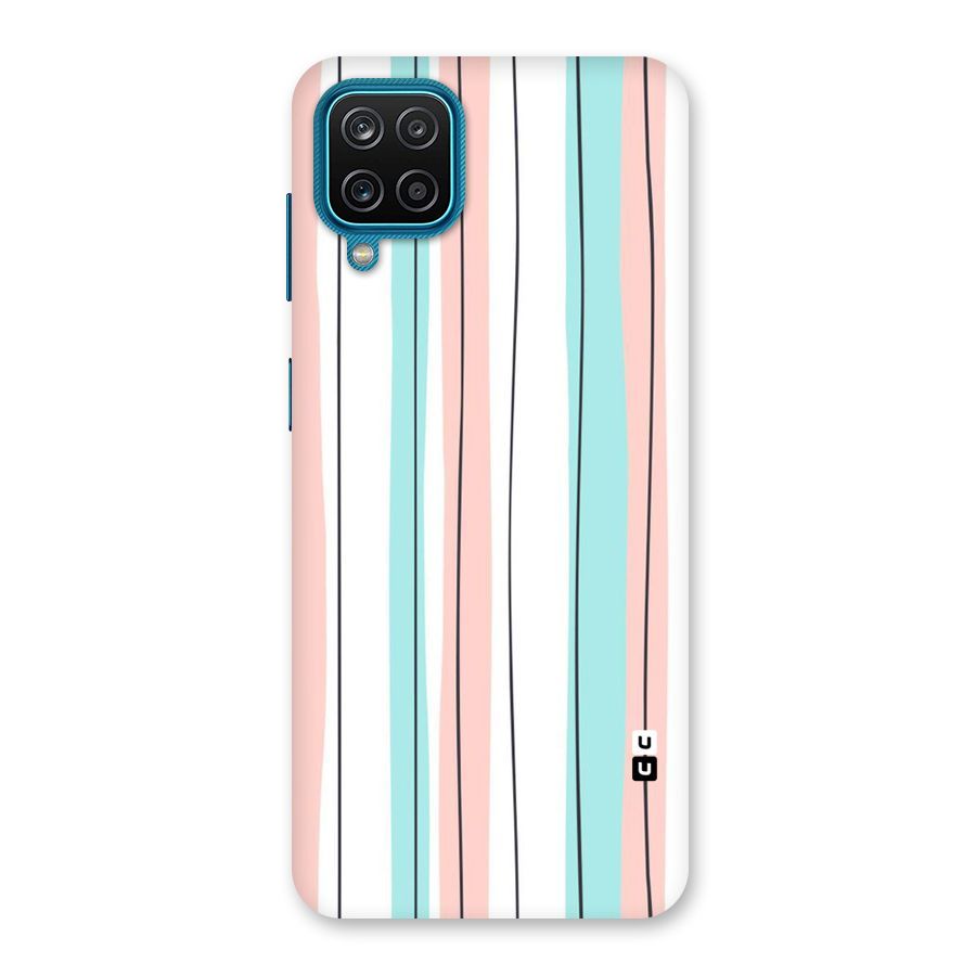 Pastel Tri Stripes Back Case for Galaxy M12