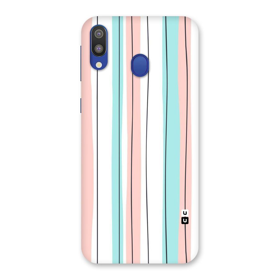 Pastel Tri Stripes Back Case for Galaxy M20