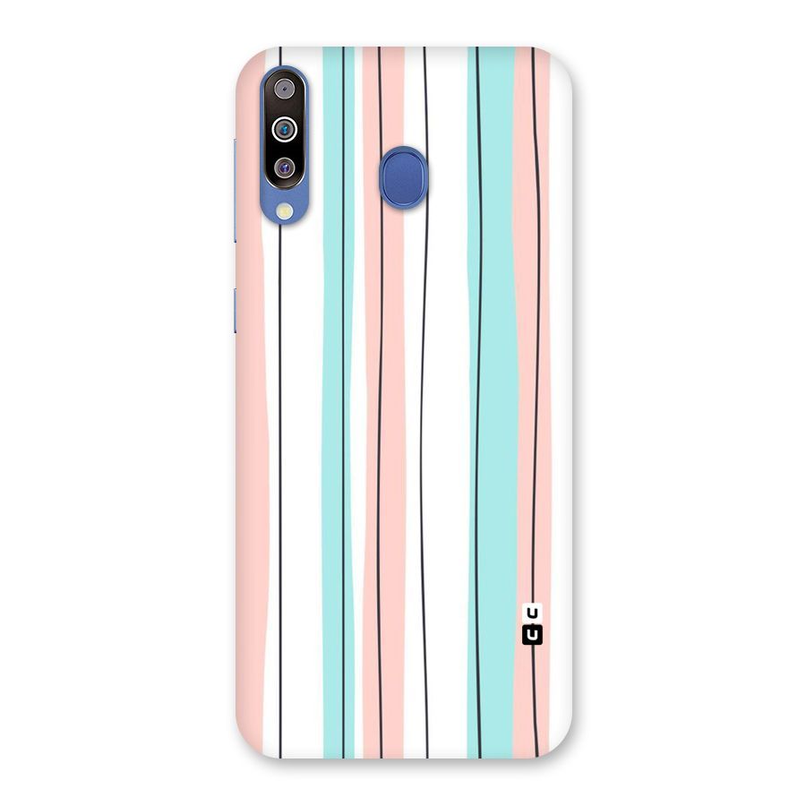 Pastel Tri Stripes Back Case for Galaxy M30