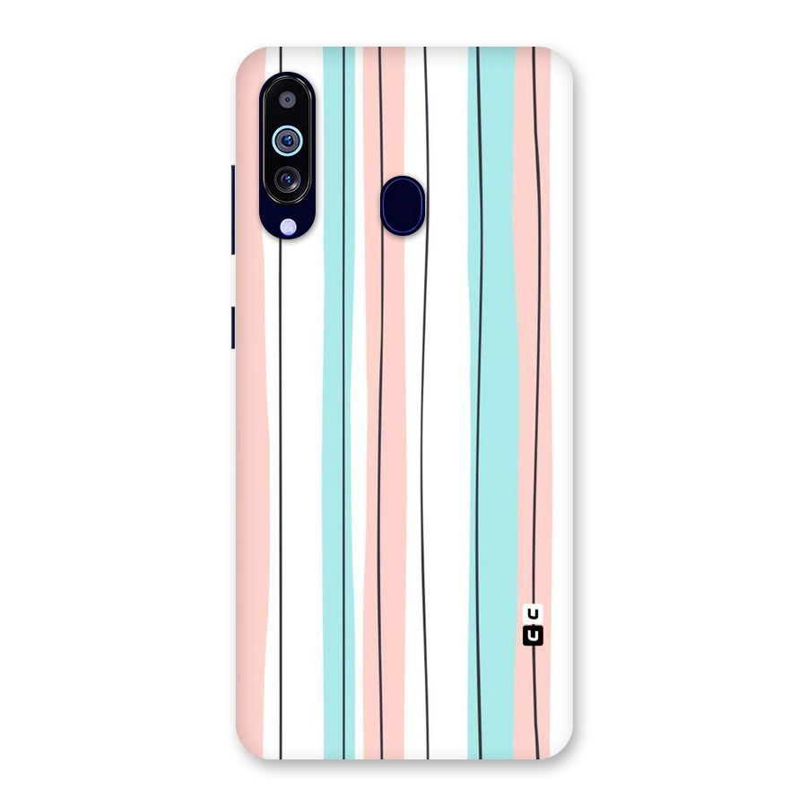 Pastel Tri Stripes Back Case for Galaxy M40
