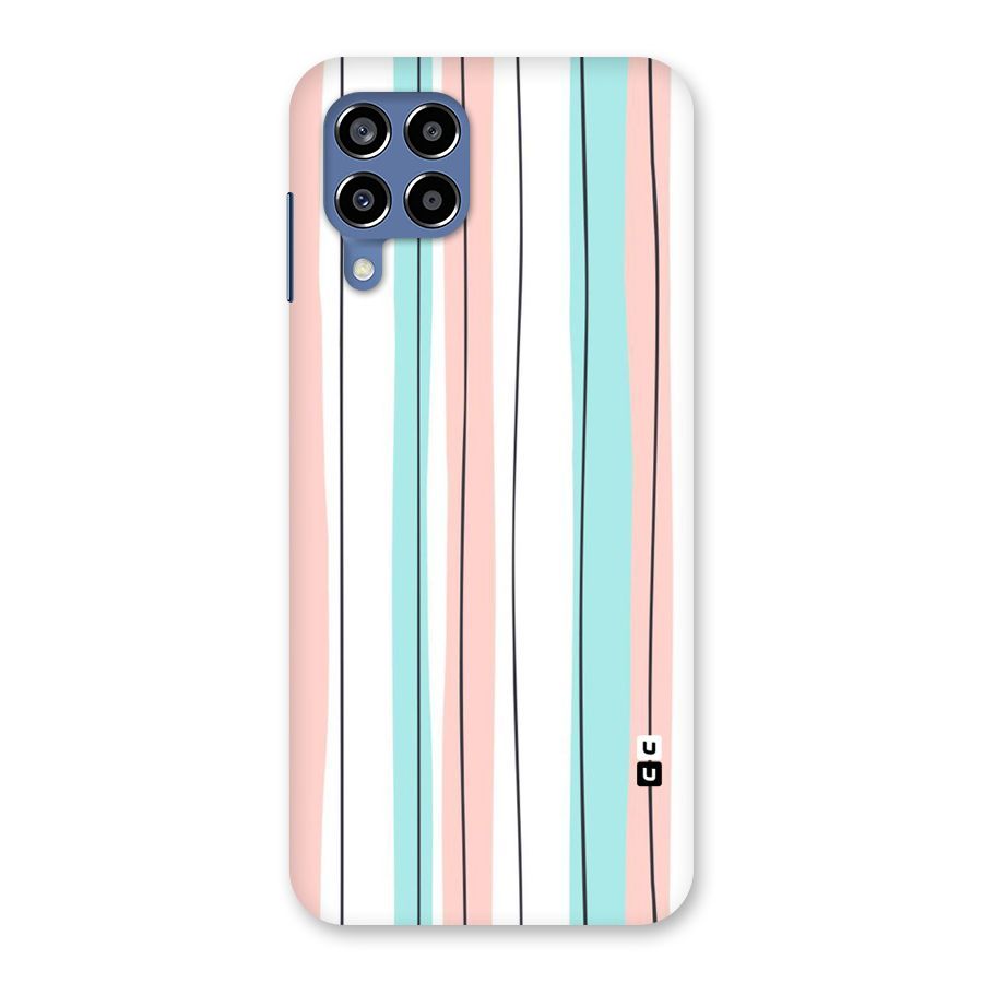 Pastel Tri Stripes Back Case for Galaxy M53 5G
