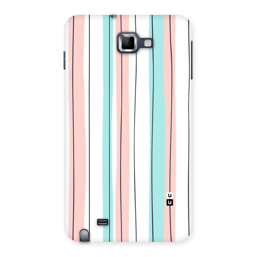 Pastel Tri Stripes Back Case for Galaxy Note